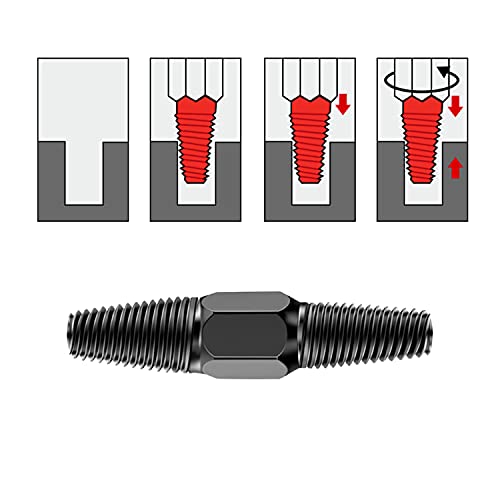 Miniatura 7 de Extractor De Tornillos Rotos,Extractor De Tornillo 1 2 Y 3 4,Extractor Roscas Fontaneria,Extractor Para Tornillos De Cabezal Doble Extractor De Sujetadores