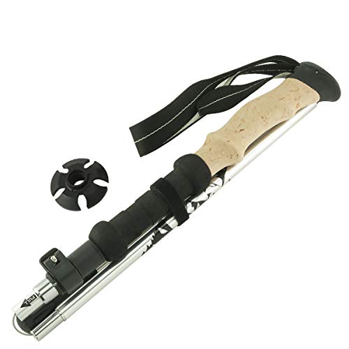 MidGard - Bastone da trekking pieghevole da 101 a