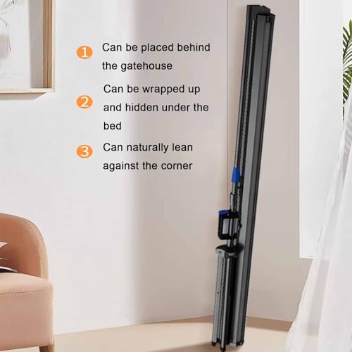Pantalla de proyección retractable con soporte 60in miniatura 3