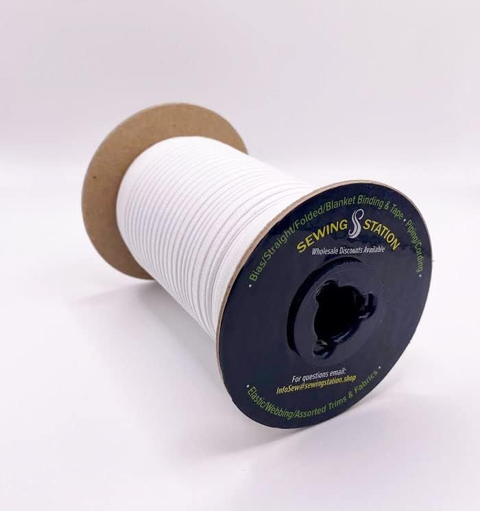 ½” Double FOLD Poly/Cotton BIAS Tape 25 Yards (White)