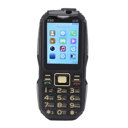 YUEHISY 2G Tiple Sim Téléphone avec 10000mAh Power Bank & SOS, 2,4 Pouces HD Screen for Seniors Emergency Use (Prise UE)