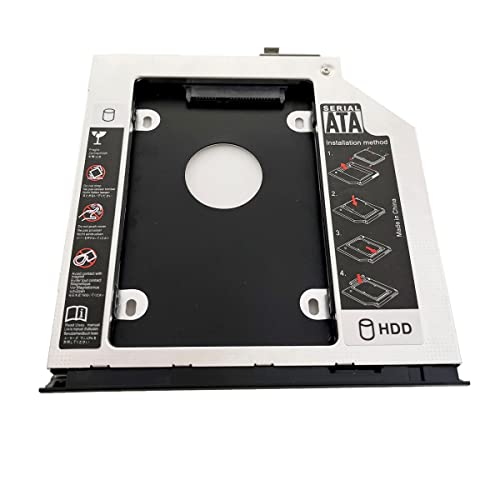 Caddy para segundo disco HDD SSD para HP EliteBook 2570p 2560p miniatura 2