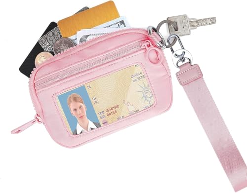 The Iris' Wallet 2nd Gen, Pouch Wristlet Zip Card Case With ID Window (L)4