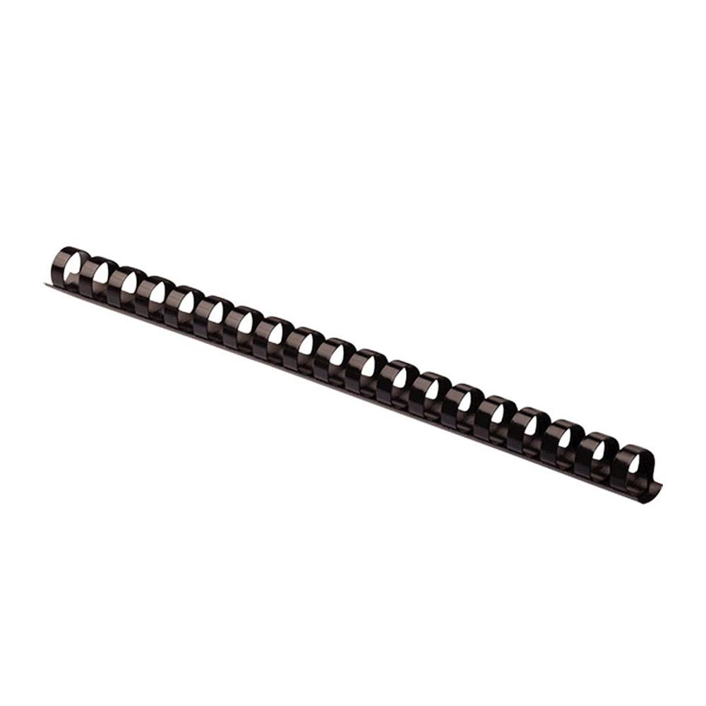 Cable Wholesale 3/8" Plastic Binding Combs, Black - 100 Pack