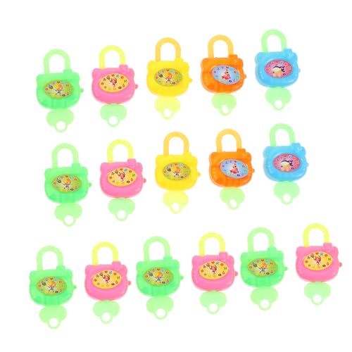Gadpiparty 20 Piezas Juguetes con Cerraduras Pequeñas y Llaves para Juguetes Educativos para Preescolar y Jardín de Infancia Regalos para Estimular la Creatividad Infantil