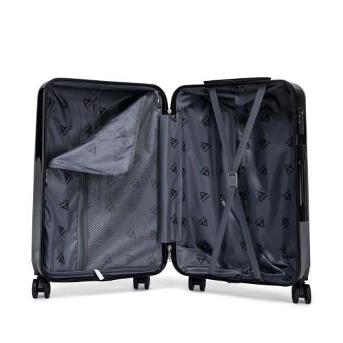 Image of InUSA Cat Print 3 Piece Hardside Spinner Luggage Set 20 /24 /28in. TSA Lock