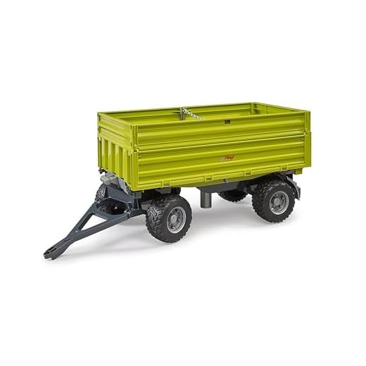 Bruder 02329 Zubehör: Lemken Scheibengrubber 6 Bruder 02203 - Fliegl 3-Seitenkipper mit Aufsteckbordwand