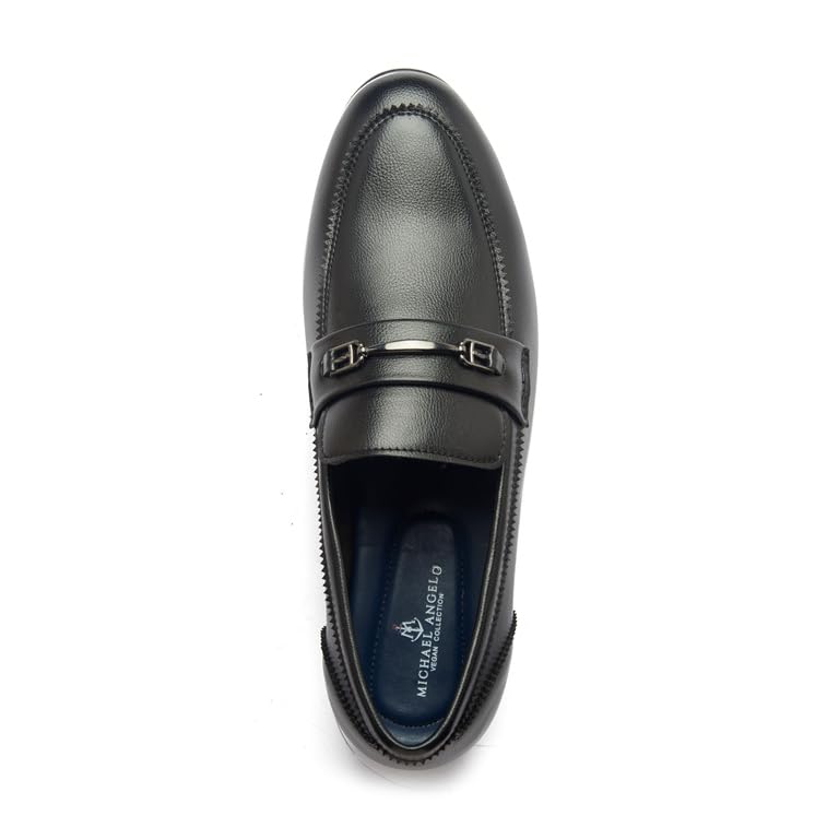 Image of Michael Angelo Mens Ma-2205 BlackMoccasin
