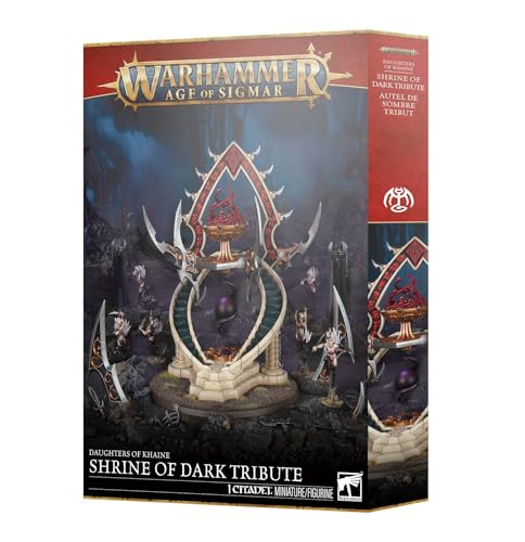 Shrine of Dark Tribute Warhammer sanctuaire détaillé Daughters of Khaine