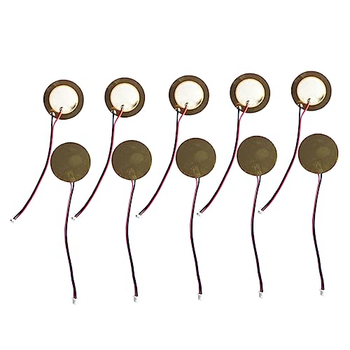 Vaguelly 10 マイク アクセサリー マイク アンプ ピックアップ ディスク センサー ダイヤフラム ディスク ピエゾ ダイヤフラム ギター アクセサリー CD ワイヤー