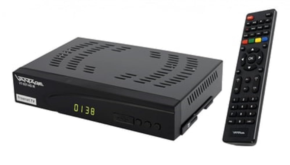 Vantage VT-93 C/T-HD Universal Combo-Receiver für den Empfang von Kabel- & DVB-T2 Signalen, PVR-Funktion, USB-Multimedia, freenet TV, EPG, Time Shift, mehrsprachige Menüführung, schwarz