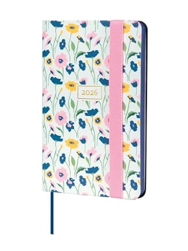 Finocam - Agenda 2026 Semana Vista Horizontal | Enero - Diciembre (12 meses) | Agenda Anual 2026 con goma elástica y cinta punto | Tapa Blanda Flexi Joy - Fiona - Español | Ya disponible en tu tienda friki favorita! En mundofriki.es!