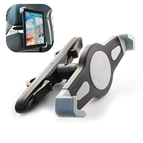 JaxTec Car Tablet Holder, Car Headrest Mount: Universal 360 Rotating Car Seat Stand Cradle for All 7.9~11.8" Tablets, Pad Pro 9.7, 10.5, Nintendo Switch, Tab, Mobile Phones Holder