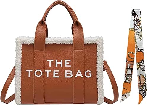 The Tote Bags for Women Personalized Leather Handbag Purse Crossbody Tote Bag Shoulder Bag for Travel Work Shopping Office