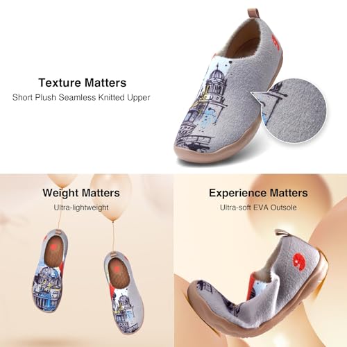 Image of UIN Women's Art Travel Shoes Slip On Casual Cozy Loafers Lightweight Comfort Fashion Sneaker Toledo Ⅰ