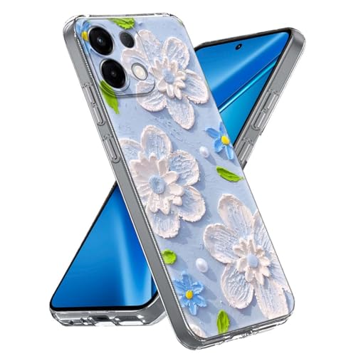 Image of Fashionury Back Cover for Oppo K13 5G Designer, Printed,Transparent,Flexible, Silicon -D3165