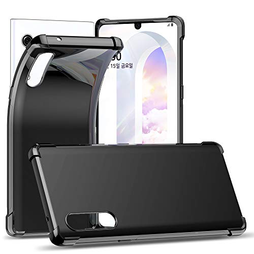 CASEVASN TPU Case Compatiable with LG Velvet/LG Velvet 5G, [Not for Velvet 5G UW], Slim Thin Flexible TPU Reinforced Corners Anti-Scratch Gel Soft Silicone Protective Cover for LG Velvet 5G (Black)
