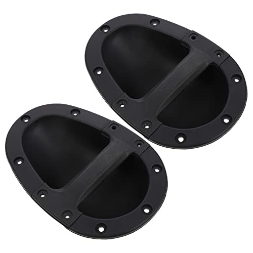 HOLIDYOYO 2pcs Recessed Speaker Handles for Loudspeakers Heavy Duty Stain Resistant Finish Easy Installation for Speaker Cabinets and