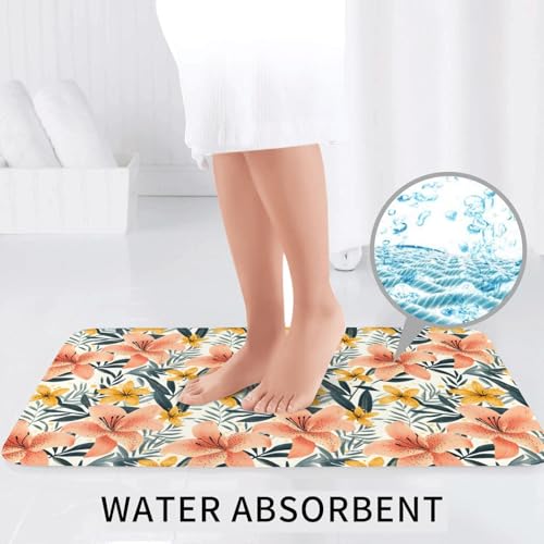 Tapis de bain lavables antidérapants pour douche et WC - 6