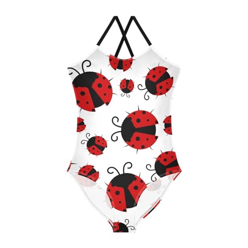 Aflyko Girls Cute Fun Halter Swimsuit One Piece Beach Swimwear 3-10T