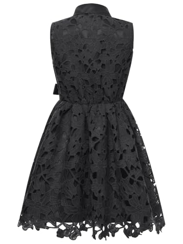 Vestido de Navidad para niñas sin mangas estilo fiesta comunión 5
