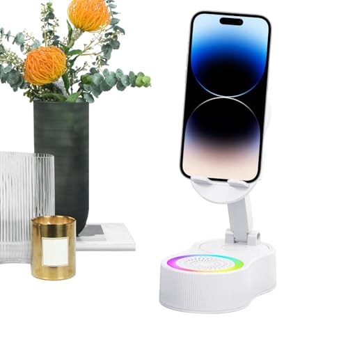 Enceinte à induction pour téléphone avec éclairage RGB et support tablette pour films