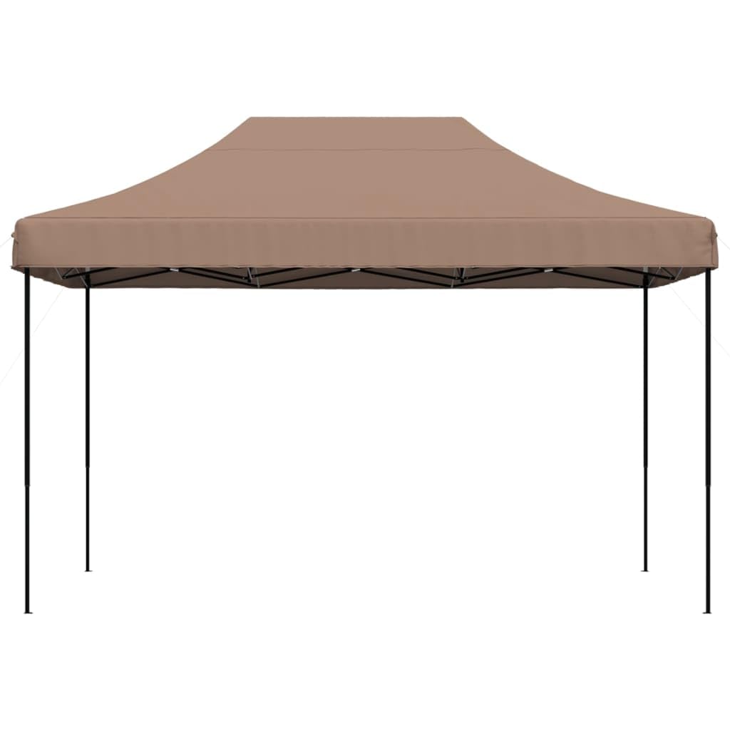 vidaXL Składany namiot imprezowy typu pop-up, brązowy, 410x279x315 cm