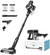 Lubluelu Accustofzuiger met 25000 Pa zuigvermogen, draadloze stofzuiger met maximaal 50 min. Hardlopen...