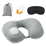 Compact et léger : Ce coussin de tête voyage gonflable est incroyablement léger et facile à transporter lorsqu'il est dégonflé. Grâce à sa housse de rangement incluse, il peut être compressé à la taille d'une canette, économisant de l'espace et facilitant son transport, que ce soit en avion, en train ou en voiture