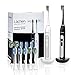 Lächen Elektrische Zahnbürste Doppelpack 一 RM-T8, mit 2 Schallzahnbürste Handstück und 2 Reisetasche, 3 Modi & 3 Vibrationsstärken mit 10 Aufsteckbürsten