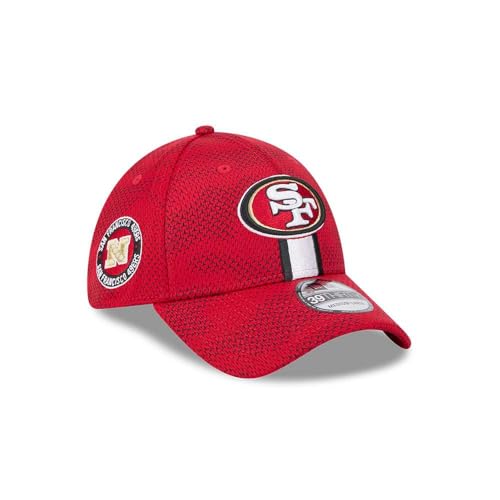New Era Men's Scarlet San Francisco 49ers 2024 Sideline 39THIRTY Flex Hat