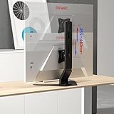 Duronic DM12D1 Monitor Arm Stand Low Profile, 17-30 inch Single LCD LED Desk Mount Bracket with Tilt and Swivel (Tilt +15°/-15°,Rotate 360°) (DM12D1) - Image 3