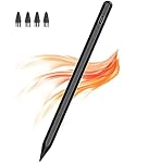 Stylus Pens for Touch Screens Magnetic iPad Pencil Rechargeable Digital Tablet Pen, Kenkor Active Stylus Pen for Apple iPad Pro/Air/Mini/iPhone/Android/Samsung/Smartphones and Tablets Devices (Black)