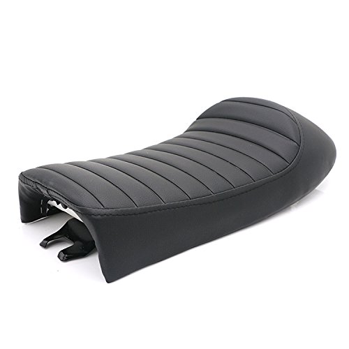 Universal Vintage Hump Cafe Racer Seat For Honda Cb550 650 750 Cl100 Yamaha Sr500 Rd400 Kawasaki Z750 Suzuki T250 Bmw R50 Motorcycle (Black) #TOP5