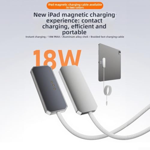 Cable de carga magnético de 2m acabado Deep Space Silver para iPad 5
