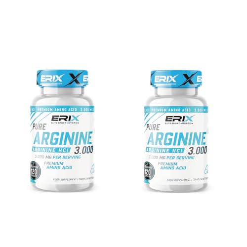 ARGININE 3000 mg - Pack de 2 Unidades (240 Cápsulas)