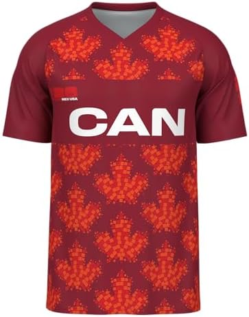 Outerstuff FIFA 2026 World Cup Men's Sublimated Soccer Jersey Red