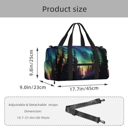 Sac de sport avec compartiment à chaussures léger et résistant à l'eau - 3