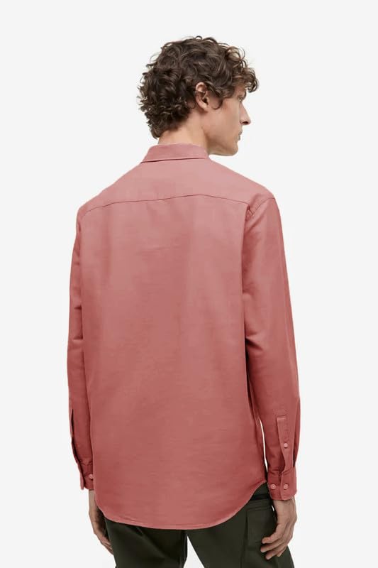 Image of BE ACTIVE Men's Oxford Cotton Lycra Casual Shirt || Men Stylish Shirt || Full Sleeves || Simple Shirt for Men || Timeless Style & Comfort