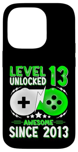 Level 13 Unlocked Birthday 13 Year Old Gifts 13th Birthday �X�}�z�P�[�X iPhone 14 Pro �p