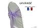 Produktbild N & # X153; UDS 540-Organza für Bezüge Stuhl  Lavendel * 10 Stück