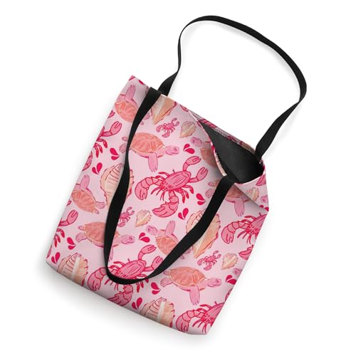 Bolsa Tote con diseño de conchas y tortugas miniatura 2