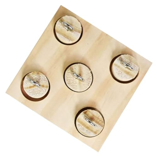 Gatuida 2 Juegos Juguetes de Entrenamiento para Loro Rompecabezas de Madera para Pájaros Estimula Inteligencia y Actividad Física para Cotorras y Aves Mascotas