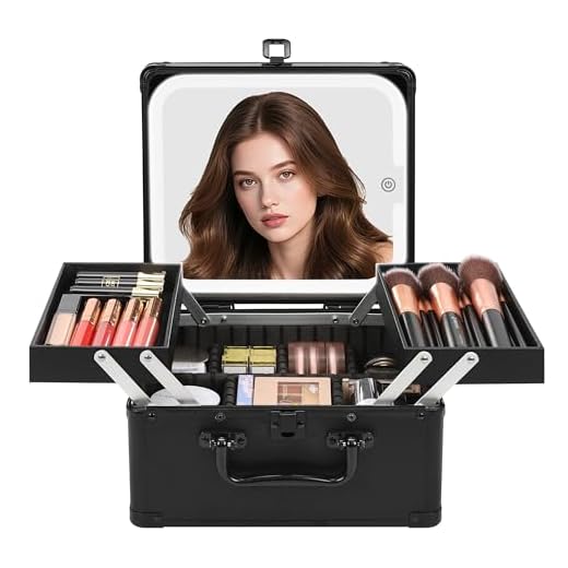 Is mascara counted as a liquid in hand luggage Chomeiu Large Makeup Bag with Mirror