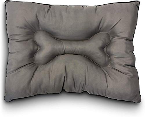 KOZI-PET-Store-Super-Snoozer-Waterproof-Soft-and-Light-DogCat-Mattress-Bed-Grey-Medium