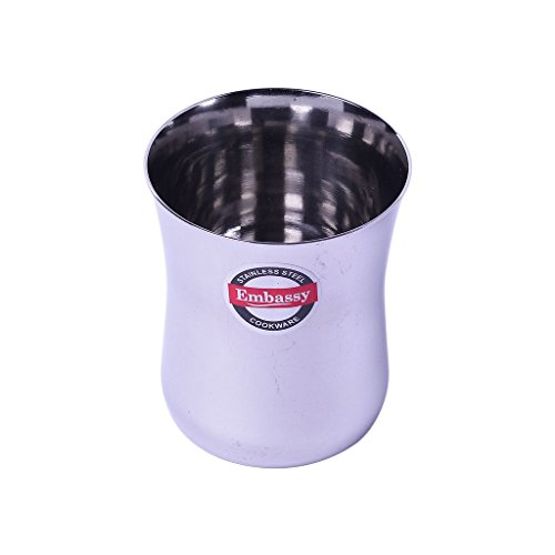 Image of Embassy Stainless Steel French Glass, Pack of 6, Size - Big, 300 ml