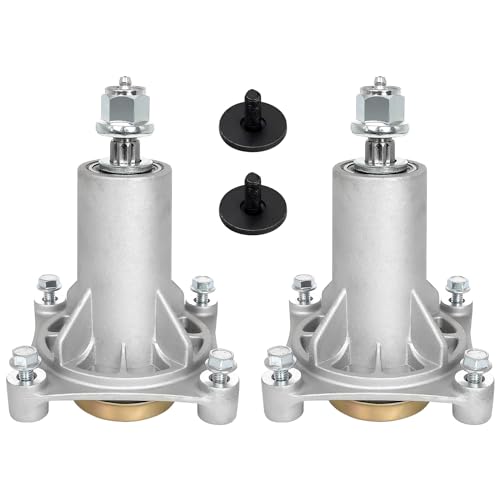 Belleone 2 Pack 187292 Spindle Assembly Fits for Craftsman Hus qvarna A riens Pou-LAN Pro 587819701 Mandrel Assembly for 42 46 48 54 Deck Mower Replace for 192870 532187281 532187292 567253301