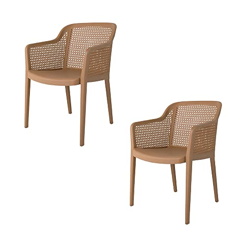 Lagoon Grace - Silla de Comedor Apilable de Polipropileno -...