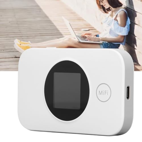 Image of 4G LTE Mobile Hotspot, Pocket Wi Fi Router with Screen Display, Lightweight Portable Mobile Hotspot Supports Up to 10 Devices, for Smartphones Laptops Smart TVs