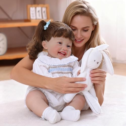 Brastoy Bebê Reborn Boneca Menina Grandes Realista Original Corpo...